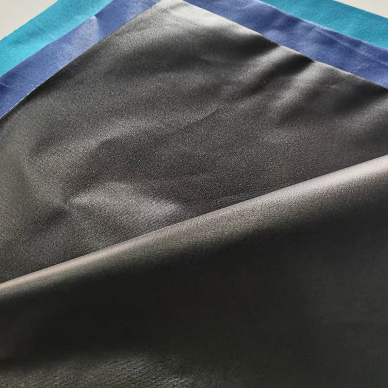 TMIE-08-1-3 ব্রেথেবল ড্রেস ক্লথ প্রস্থ 115CM ওজন 90GSM উপাদান পলিয়েস্টার মসৃণ পালিশ পলিয়েস্টার পপলিন ফ্যাব্রিক দিয়ে রঙ করা